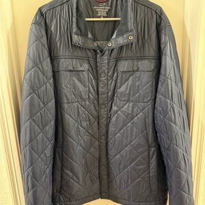Vineyard Vines Performance Men's Quilted Wharf Jacket - Blue